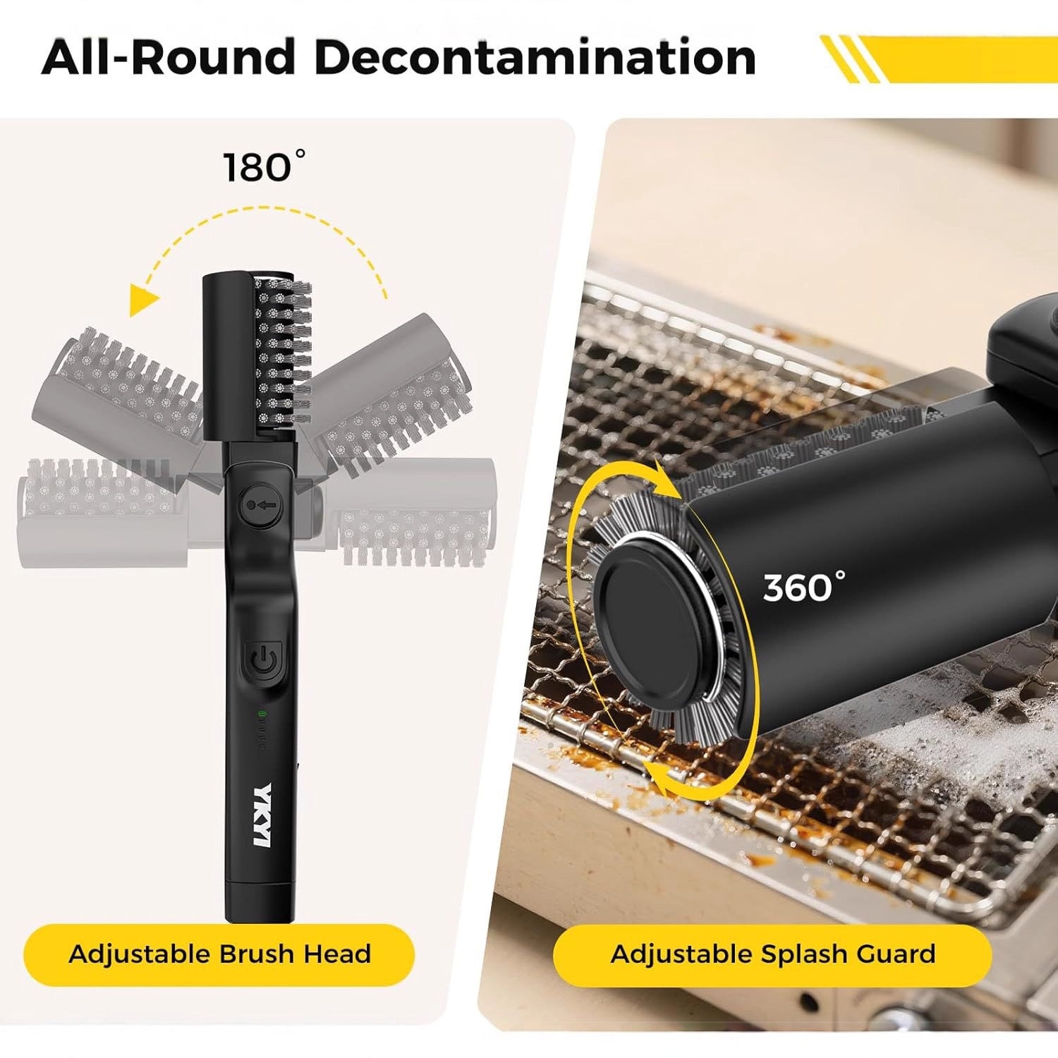 Grill Sergeant Cordless Electric Rotary Grill Brush