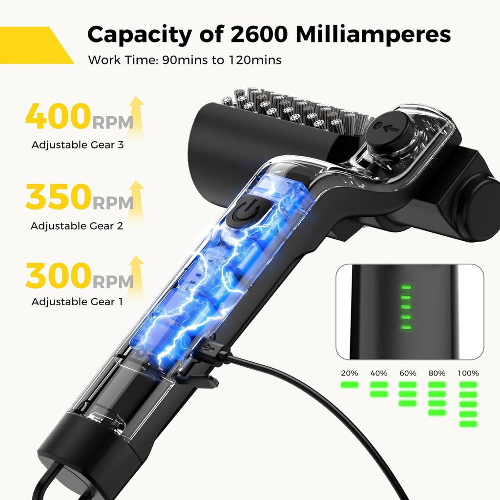 Grill Sergeant Cordless Electric Rotary Grill Brush